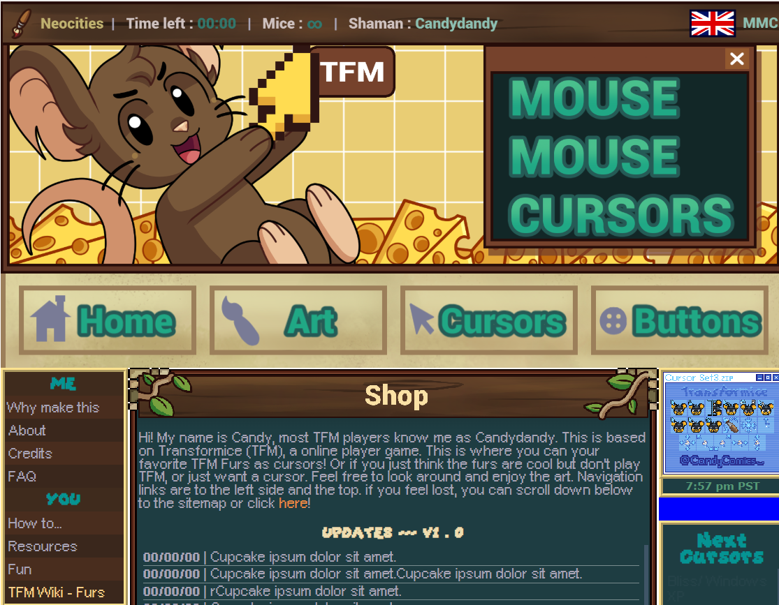 Added banner and the top navbar drawing.